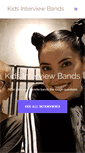 Mobile Screenshot of kidsinterviewbands.com